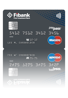 Дебитна карта Maestro PayPass от Fibank